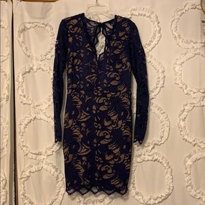 Navy Lace Dress